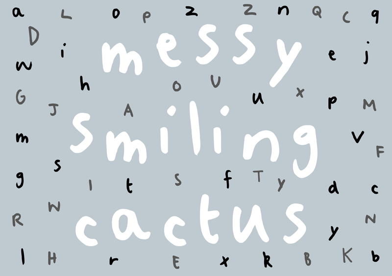 Messy Smiling Cactus
