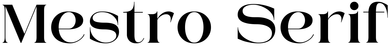 Mestro Serif
