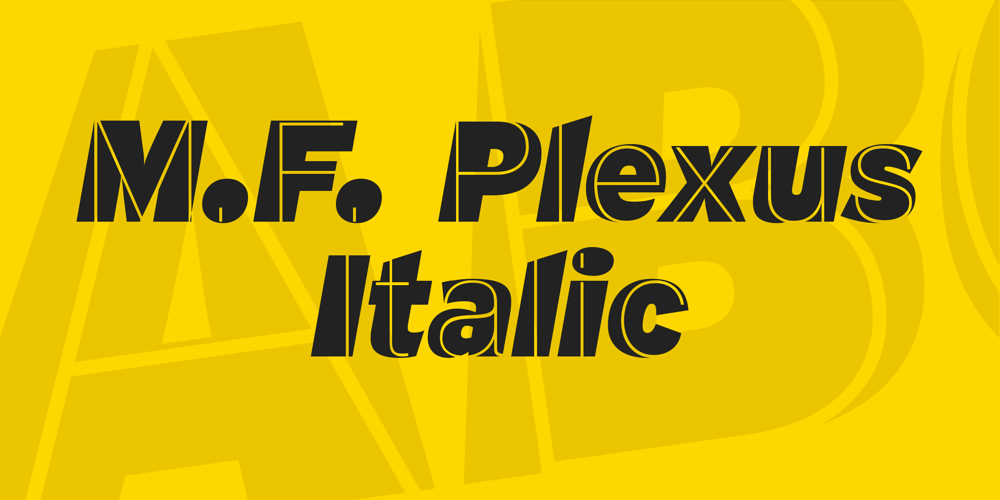 M F Plexus Italic