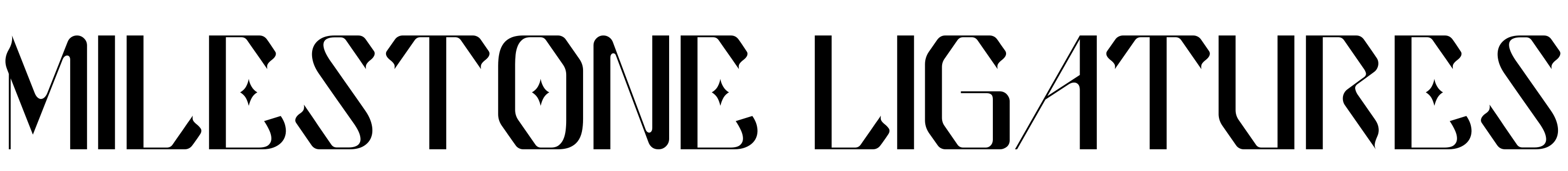 Milestone Ligatures