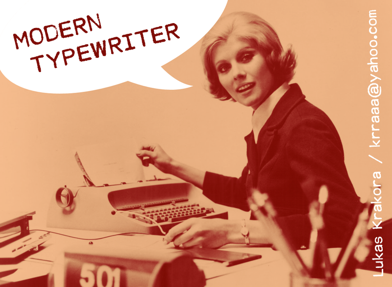 Modern Typewriter