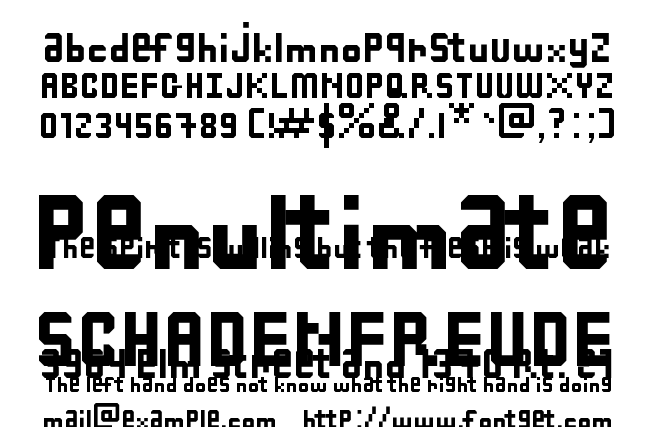 Modern Font