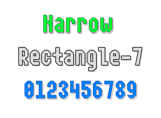 Narrow Rectangle 7