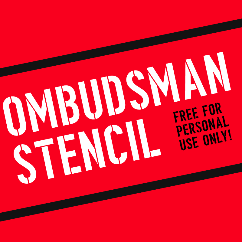 Ombudsman Stencil