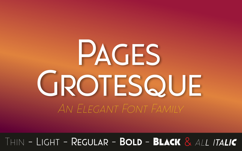 Pages Grotesque