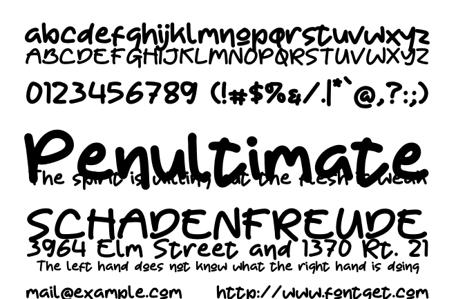 Paultine Groovy Font