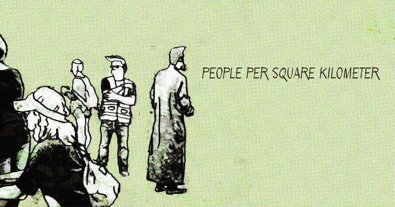 People Per Square Kilometer