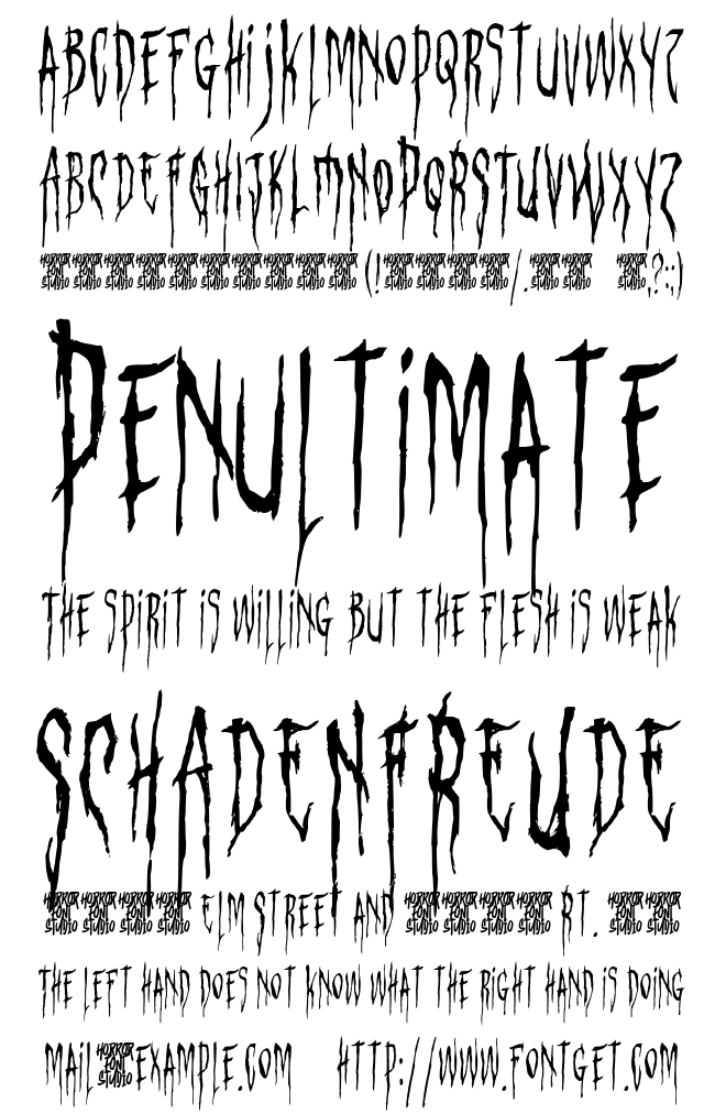 Phantom Phrases Font