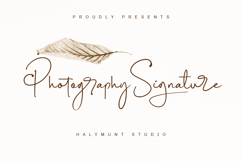 Photography Signature