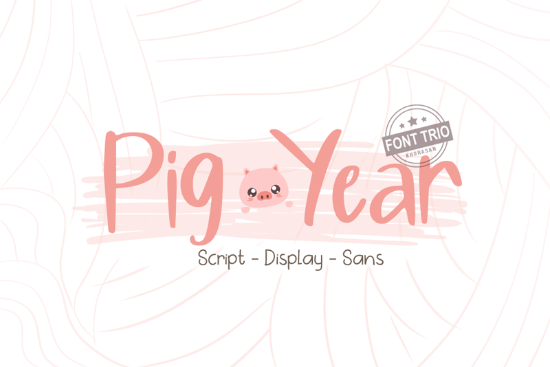 Pig Year Display