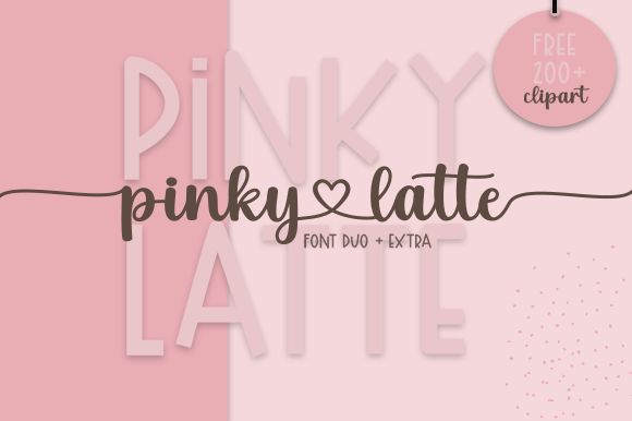 Pinky Latte Display