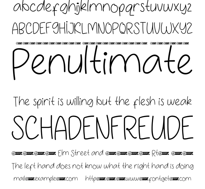 Pisang Goreng Font