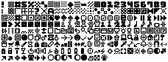 Pixel Dingbats 7