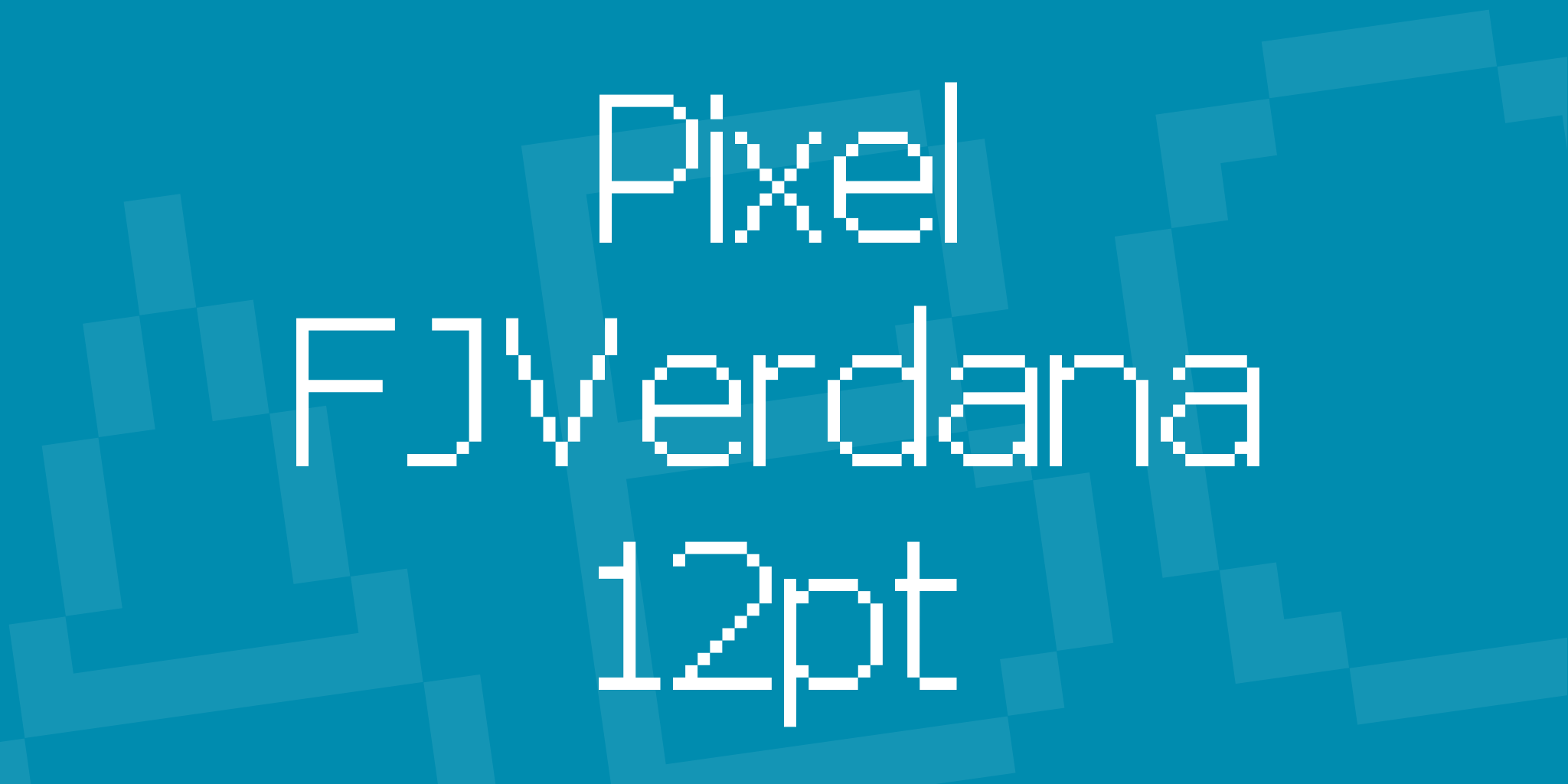 Pixel Fj Verdana 12 Pt
