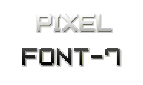 Pixel Font 7