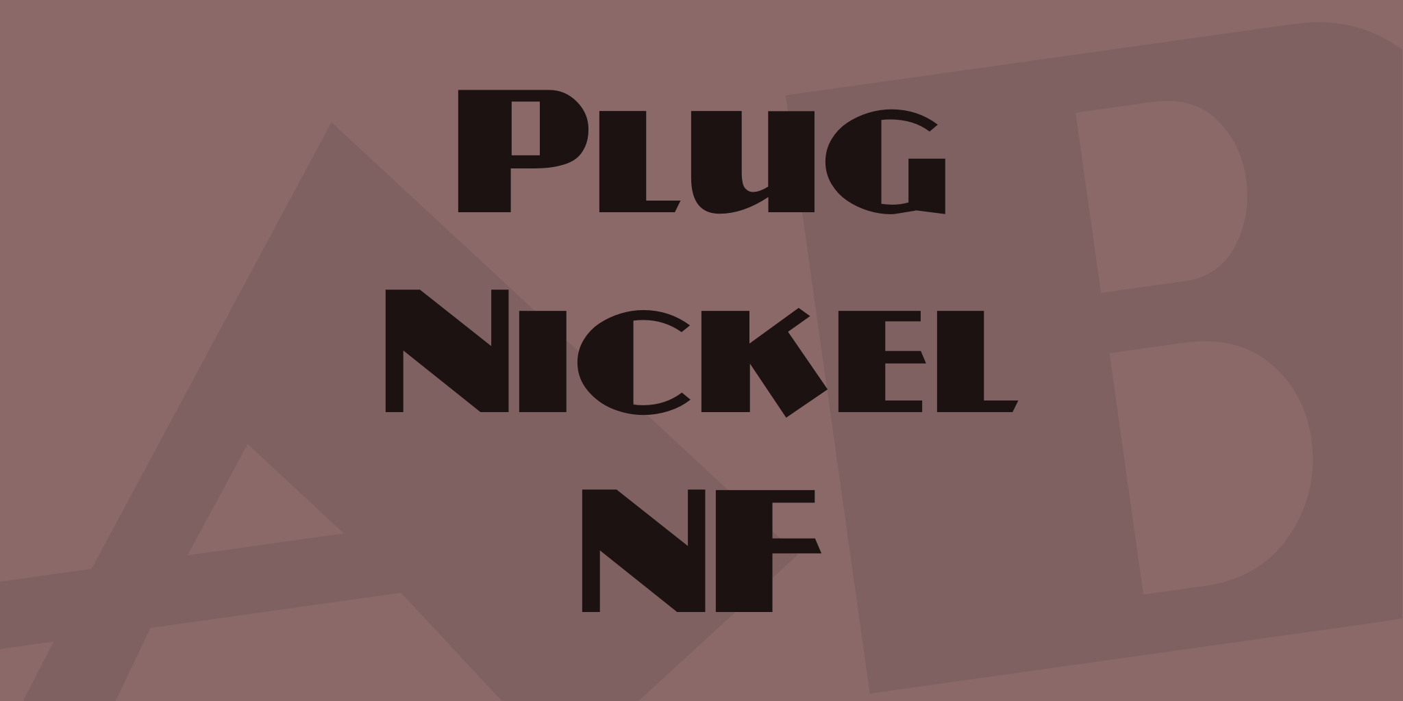 Plug Nickel Nf