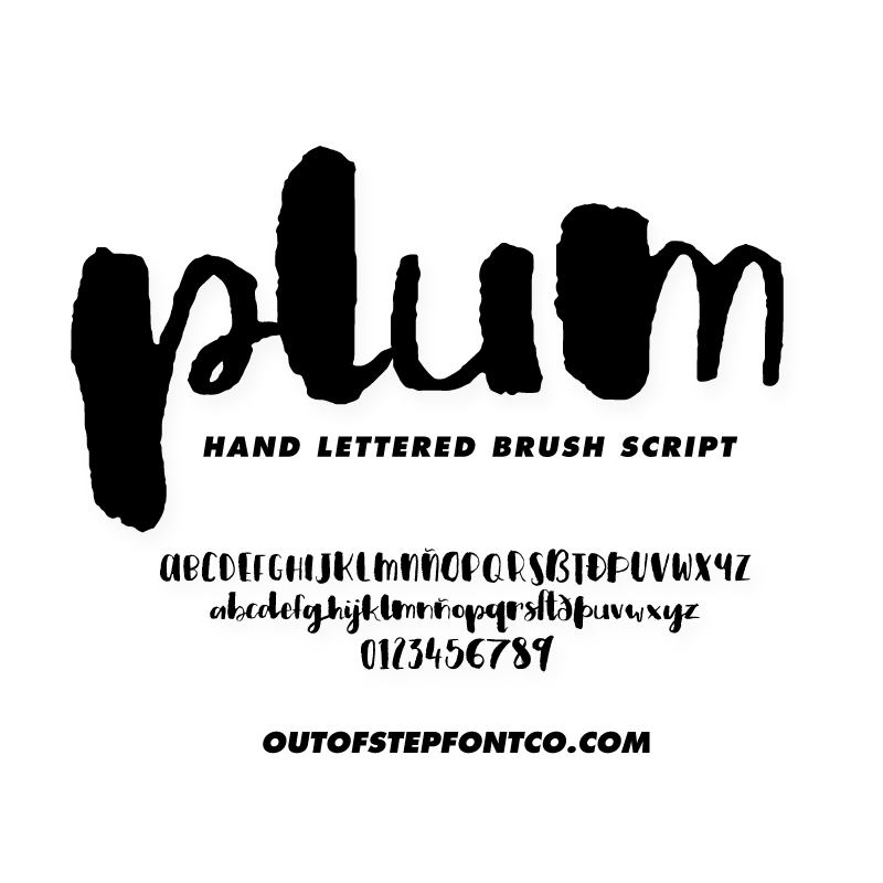 Plum Brush Script