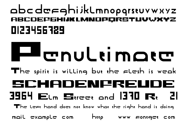 Ponder Font