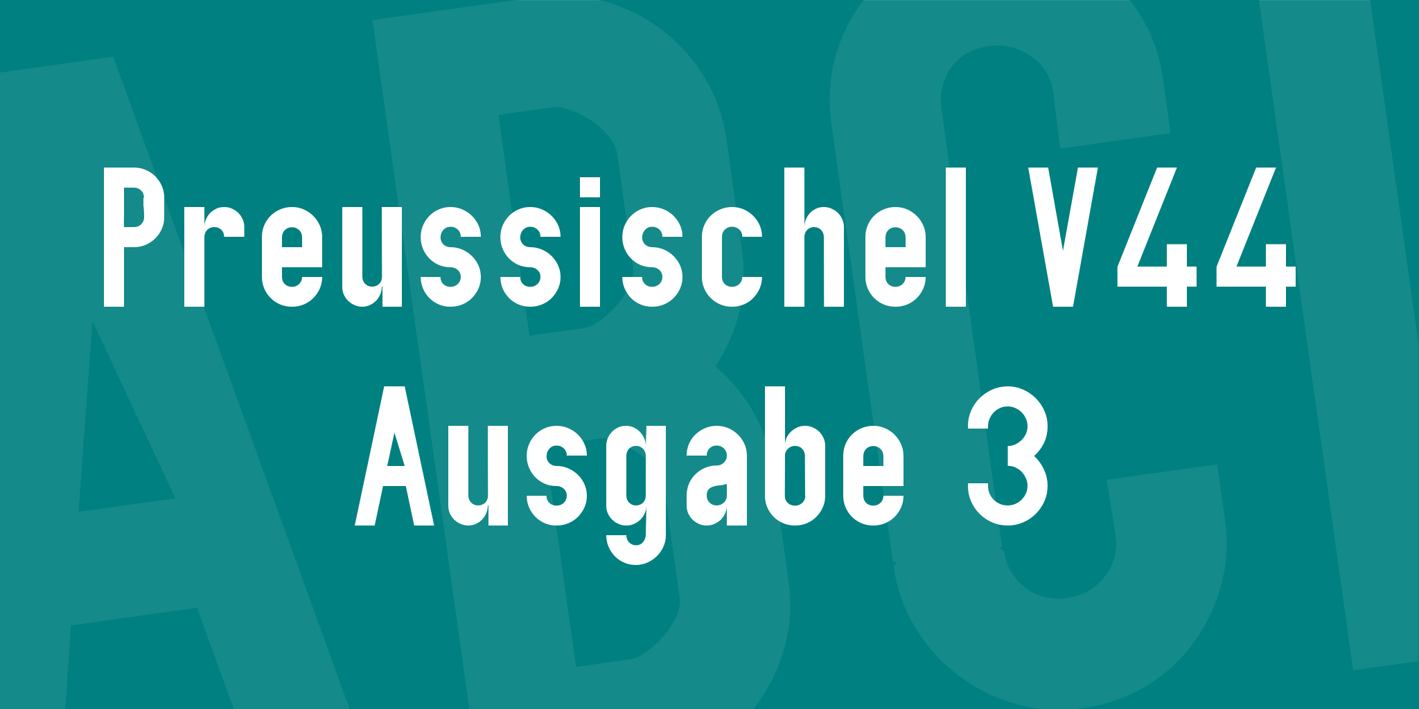 PreussischeI V44 Ausgabe 3