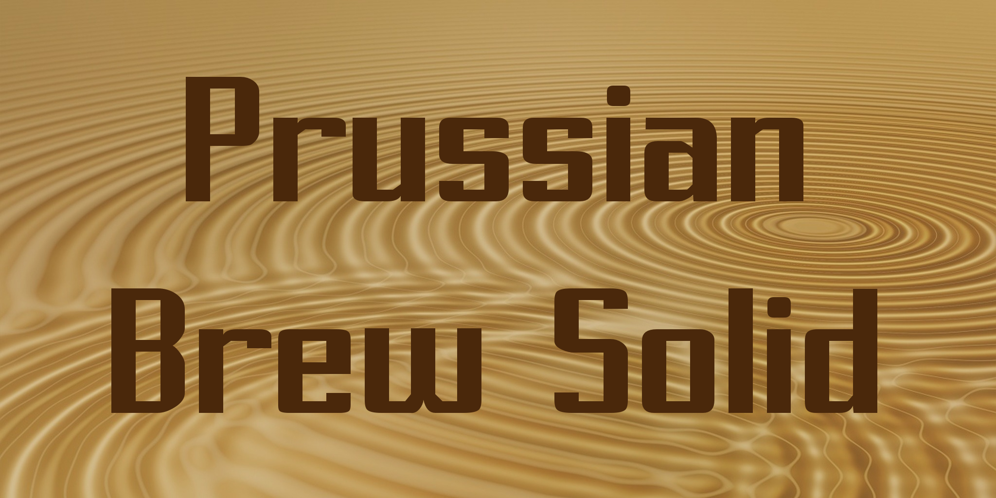 Prussian Brew Solid