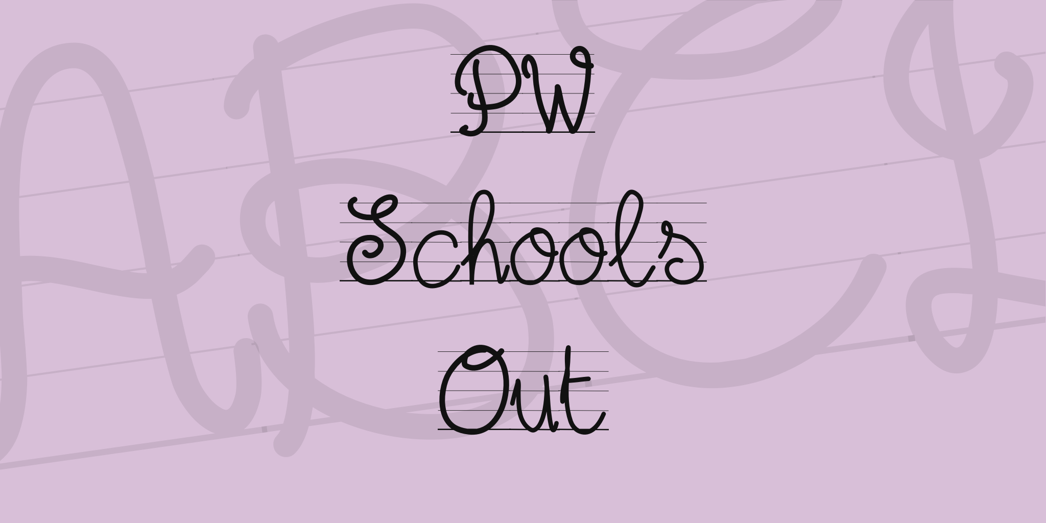 Pw Schools Out