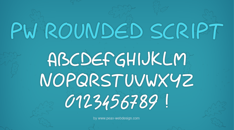 Pw Rounded Script