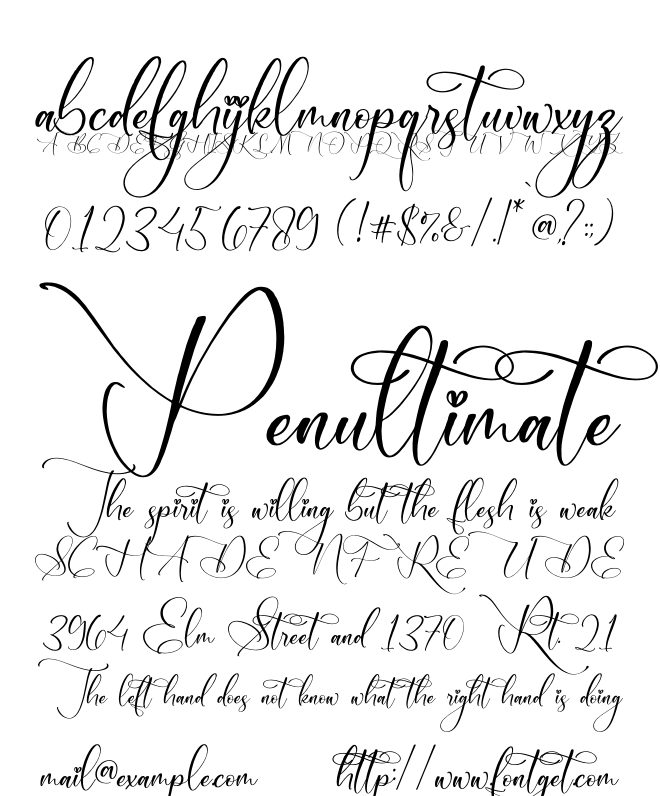 Qardesha Simphonyta Font
