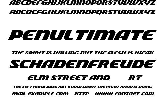 Racing Team Font