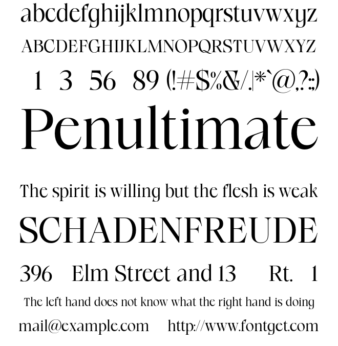 Radilen Aveline Font