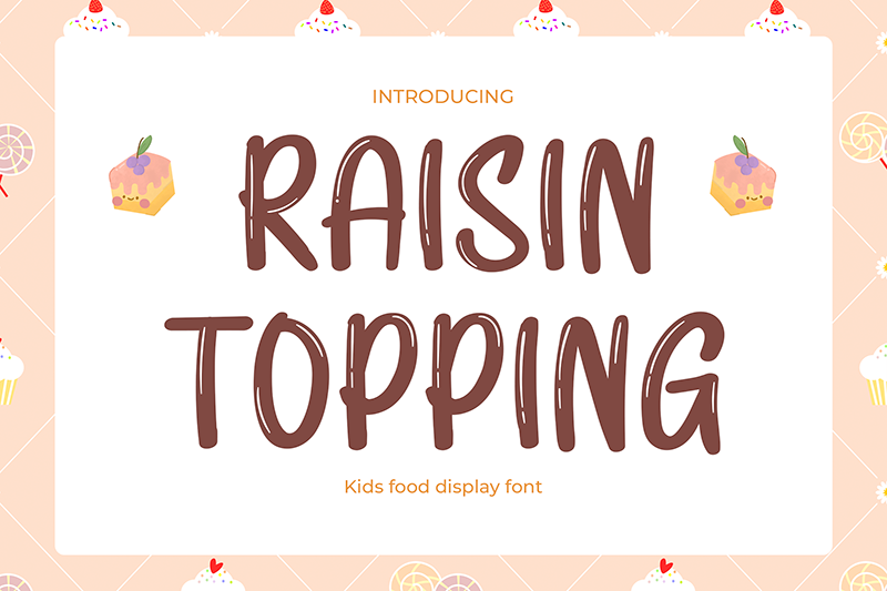 Raisin Topping