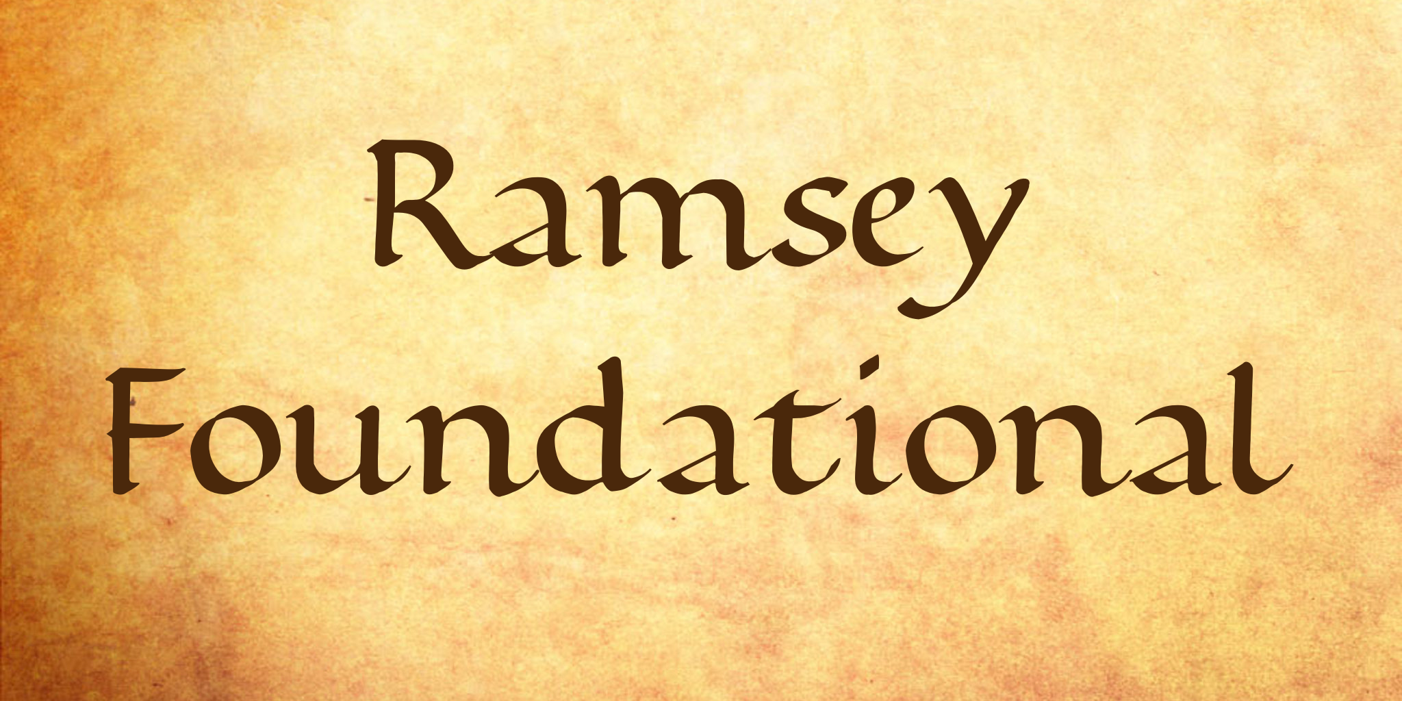 Ramsey Foundational