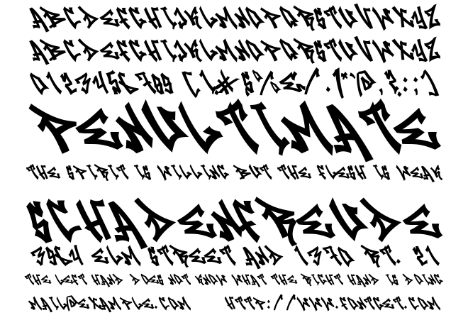 Raven Graff Font