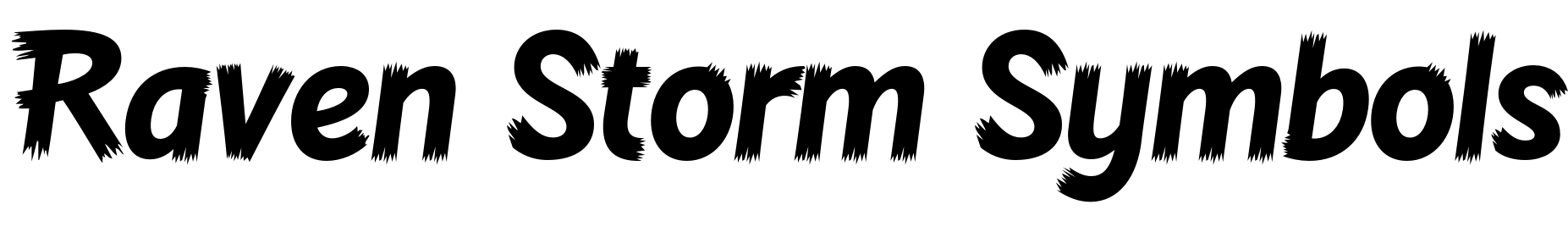 Raven Storm Symbols