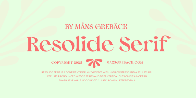 Resolide Serif