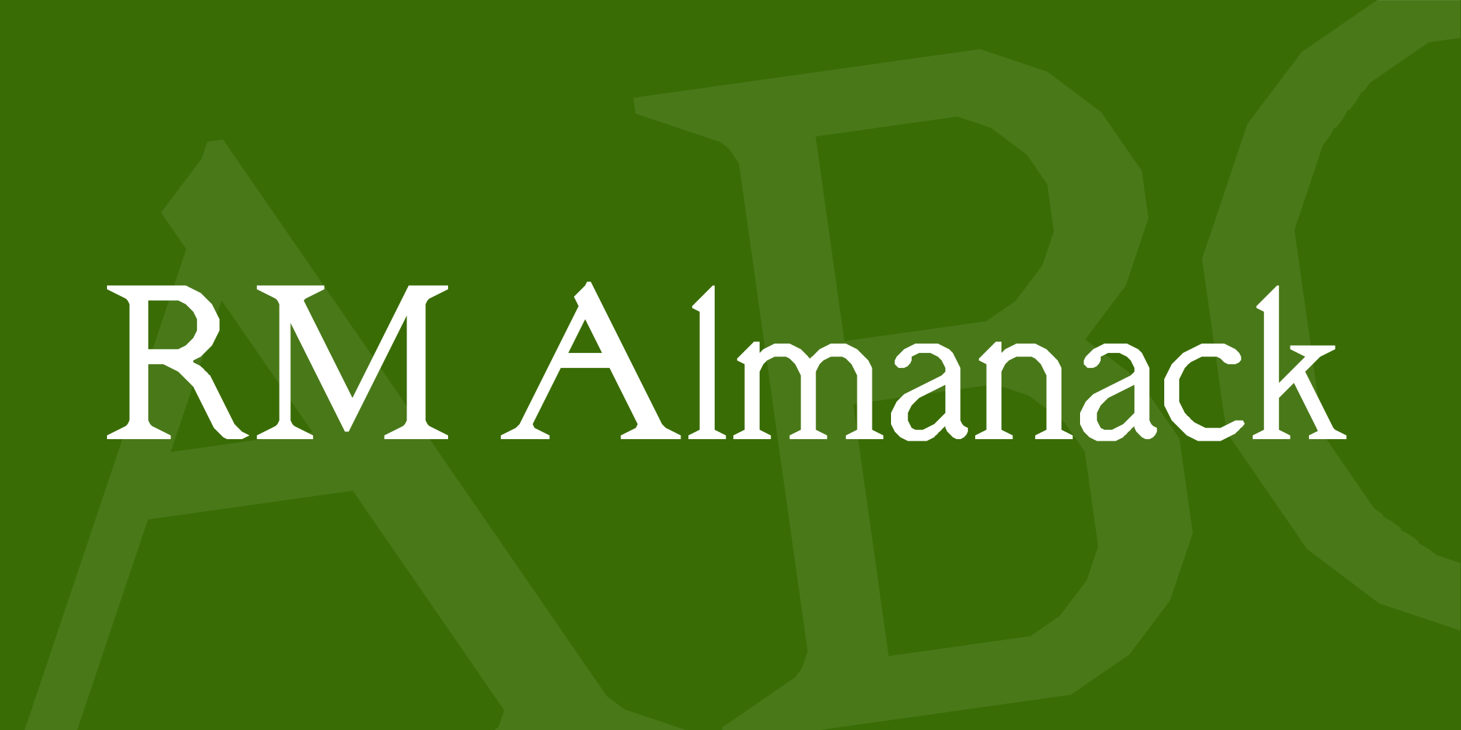 Rm Almanack