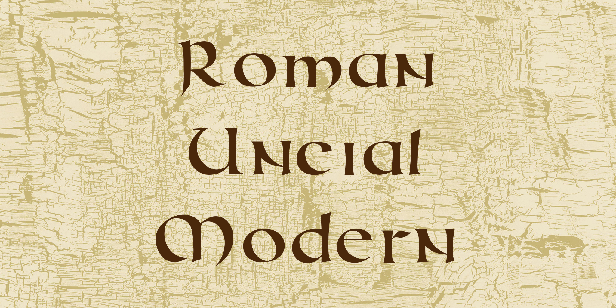 Roman Uncial Modern