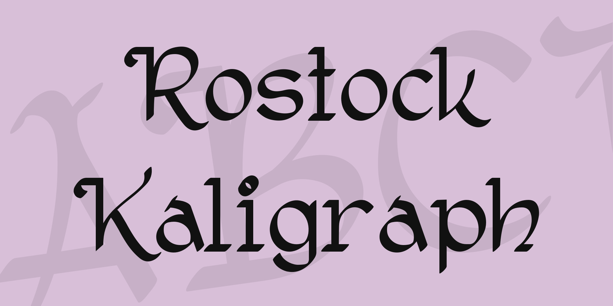 Rostock Kaligraph