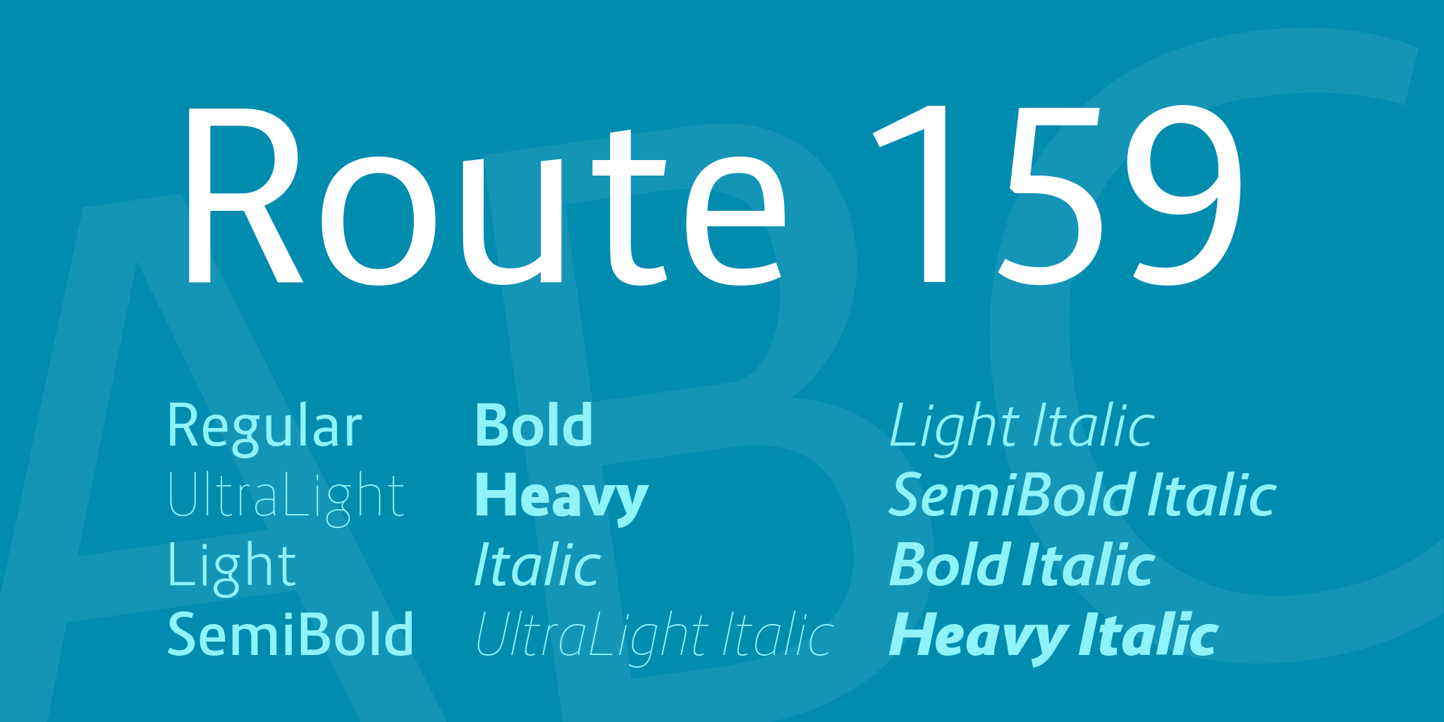Route 159 Font Free Download Similar Fonts Fontget