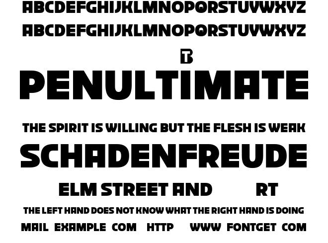 Rudiment?r Font
