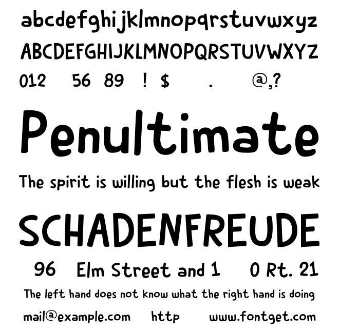 Rumpelgeist Font