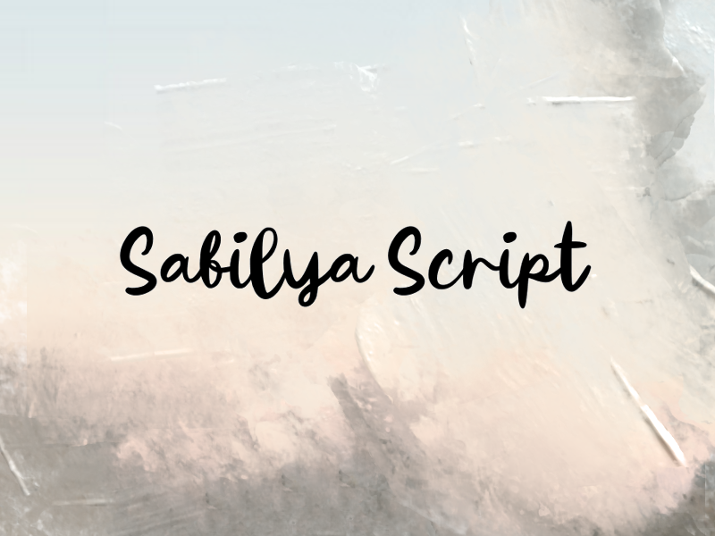 Sabilya Script