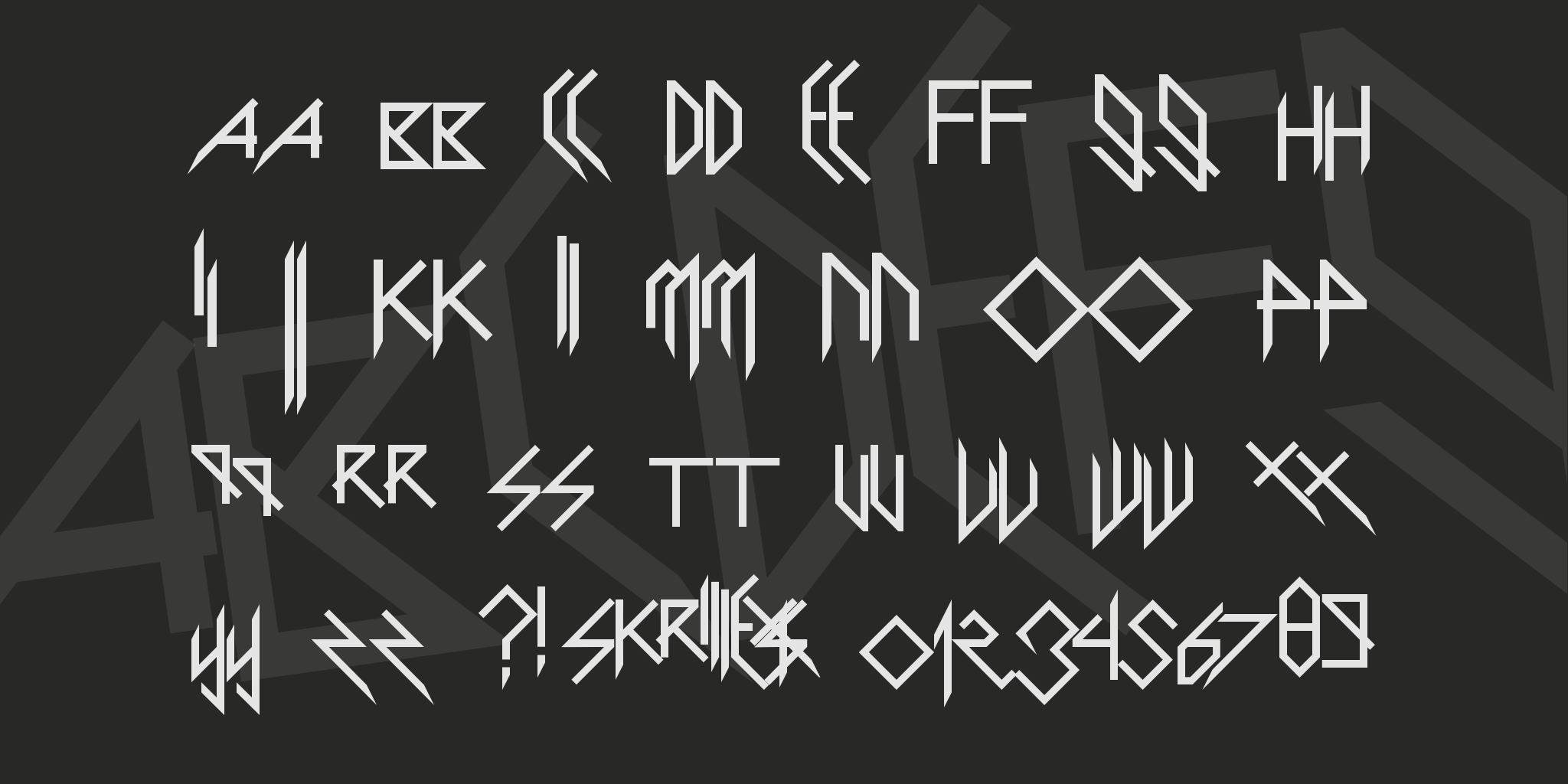 Scary Glyphs & Nice Characters