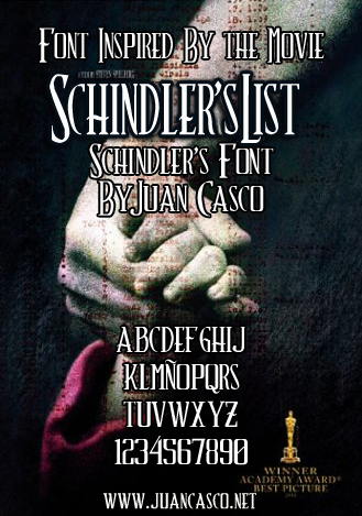 Schindler's Font
