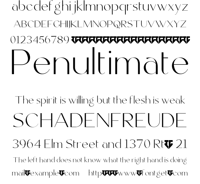 Schoonheid Font