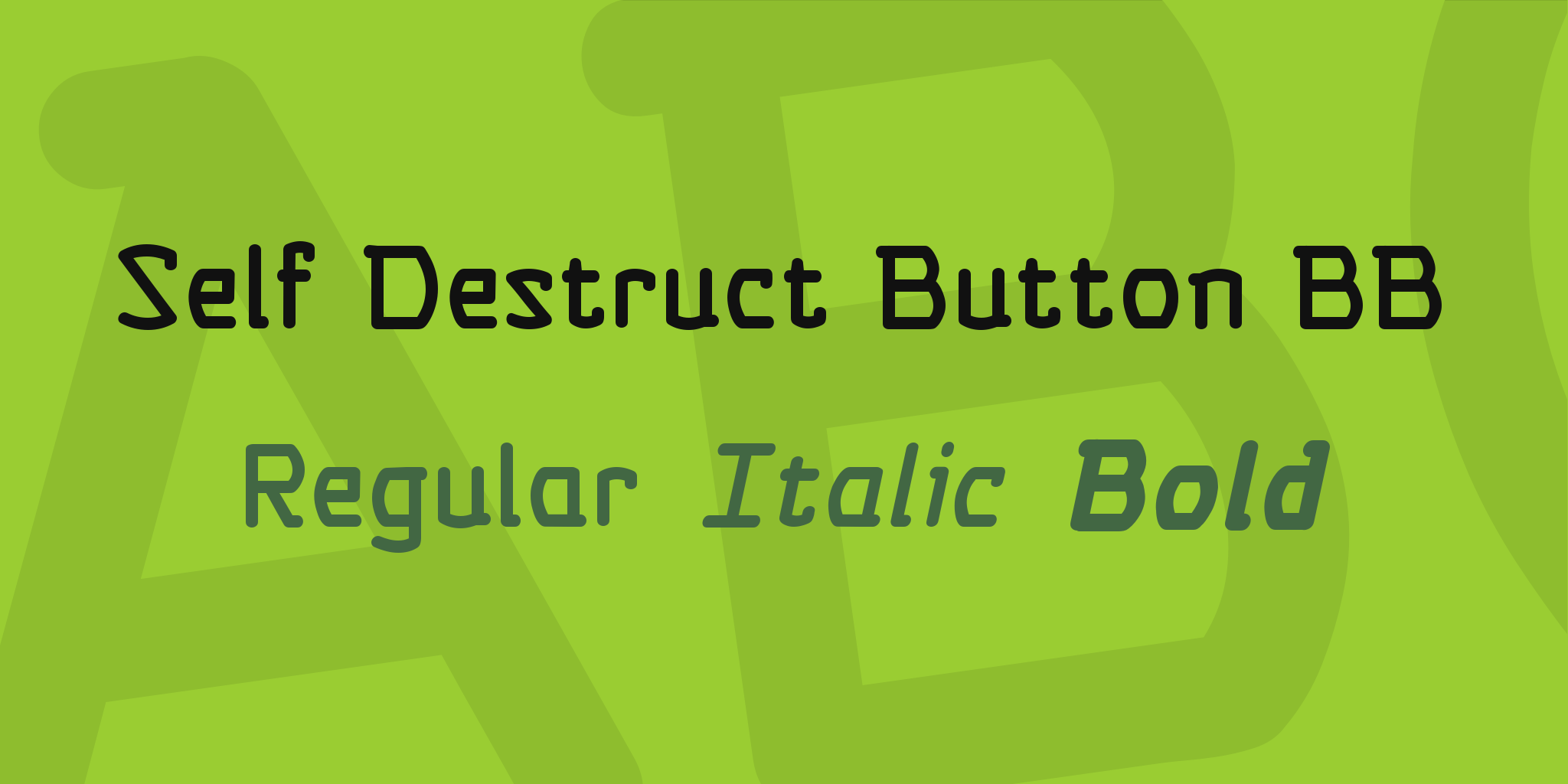 Self Destruct Button Bb