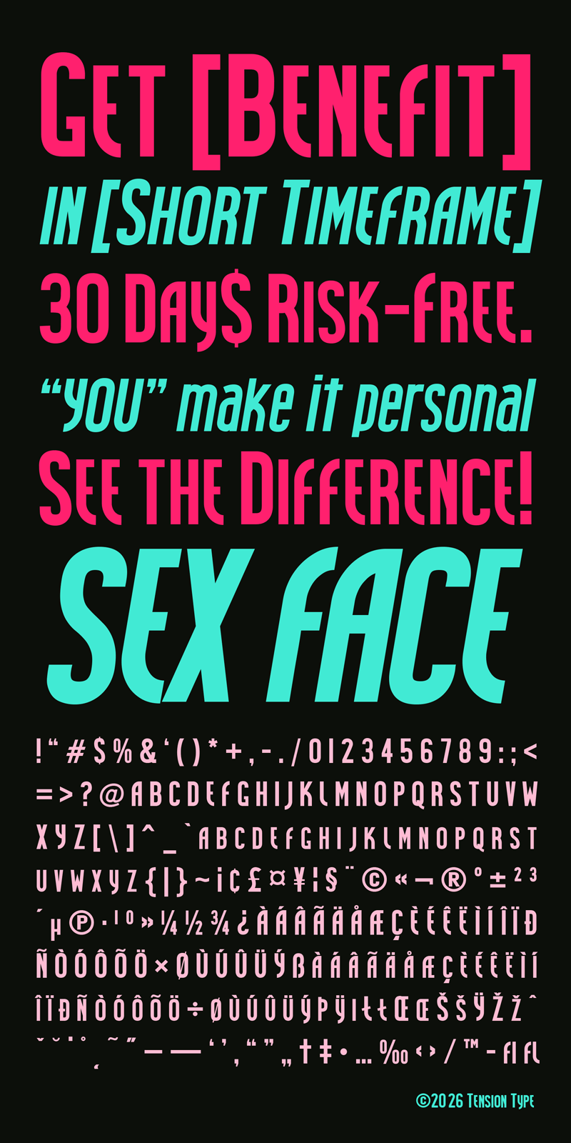 Sex Face Small Caps