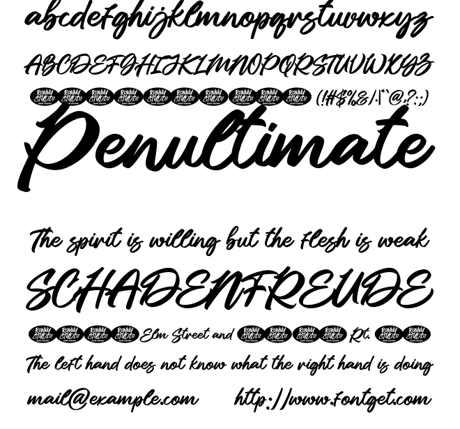Shilten Font