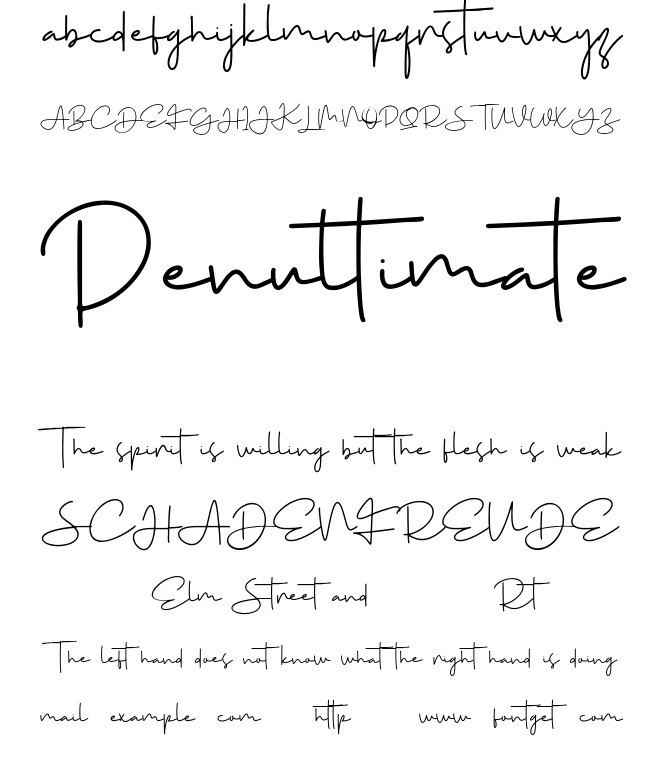 Signaturae Font