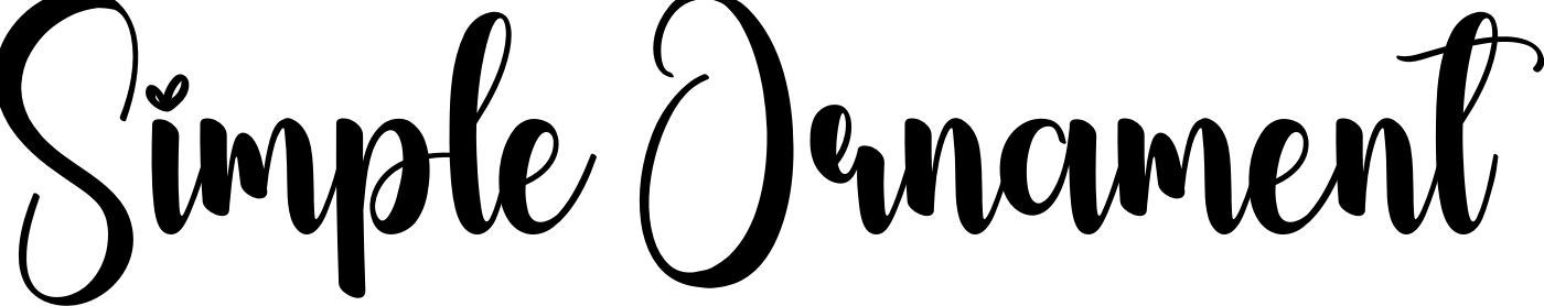 Simple Ornament