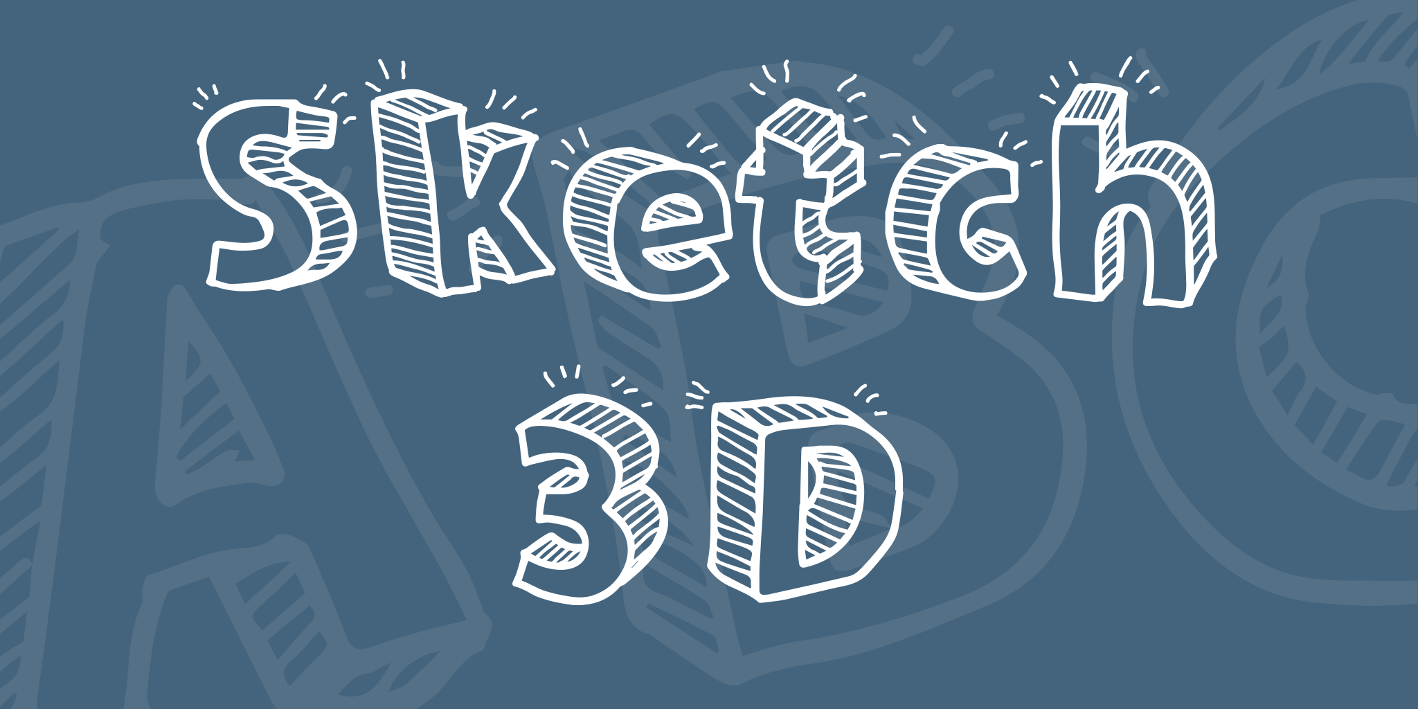 Sketch 3d Font Free Download Similar Fonts Fontget